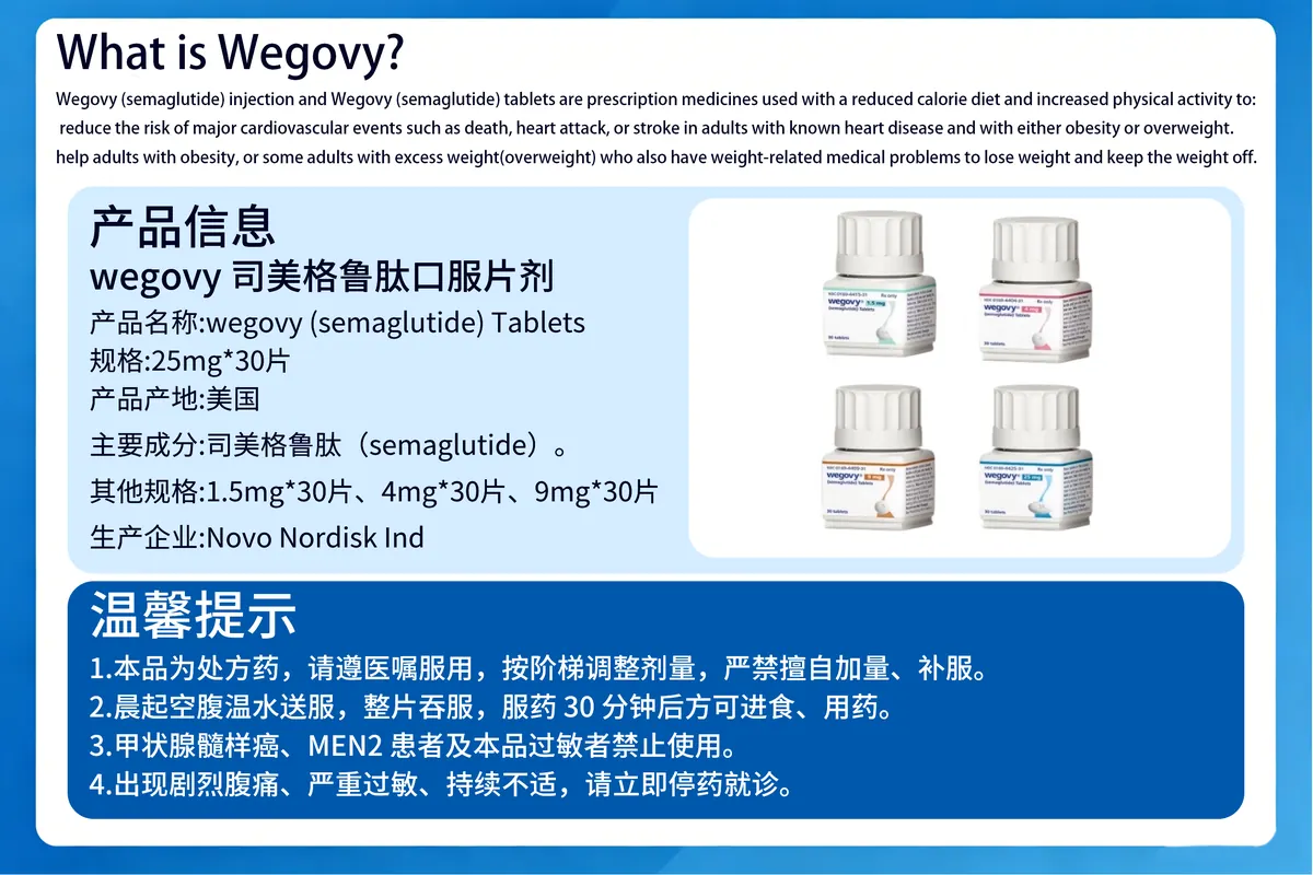 Wegovy Pills 产品资料